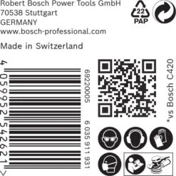 Bosch 2608900924 EXPERT Schuurvel C470 Best For Wood And Paint - 150mm - K320 - 6 Gaten (50st) -Pro Gereedschap Verkoop 032ed2bbbb9780fe736f50a3a2e6f103