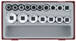 Teng Tools TT12176 17-delige Doppenset In Tray - Zeskant - 1/2" - 03570256