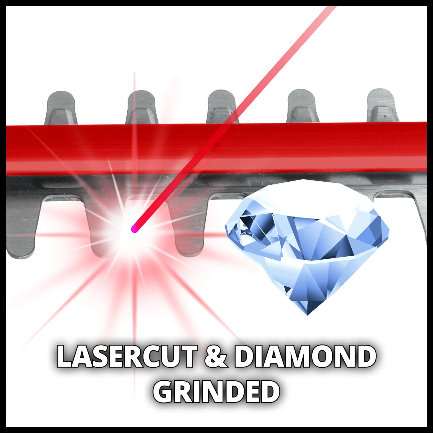 Einhell GC-CH 18/50 Li Solo Accu Heggenschaar - Power X-Change - 50cm 4 Einhell GC-CH 18/50 Li Solo Accu Heggenschaar - Power X-Change - 50cm - Afbeelding 4