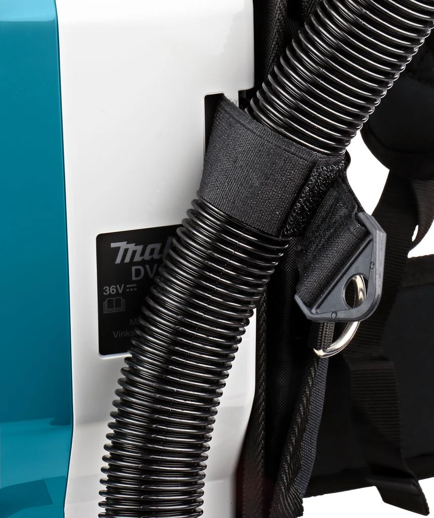 Makita DVC261TX11 2x18V Li-Ion Accu Rugstofzuiger Set (2x 5,0Ah) Incl. Accessoires - 120m³/uur - Koolborstelloos 6 Makita DVC261TX11 2x18V Li-Ion Accu Rugstofzuiger Set (2x 5,0Ah) Incl. Accessoires - 120m³/uur - Koolborstelloos - Afbeelding 6