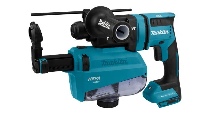 Makita DHR182ZWJU 18V Li-Ion Accu SDS-plus Combihamer Body Met Stofafzuiging In Mbox - 1,7J - Koolborstelloos 1 Makita DHR182ZWJU 18V Li-Ion Accu SDS-plus Combihamer Body Met Stofafzuiging In Mbox - 1,7J - Koolborstelloos