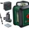 Bosch UniversalLevel 360 Premium Lijnlaser Set Incl. Statief In Opbergtas - Groen - 24m