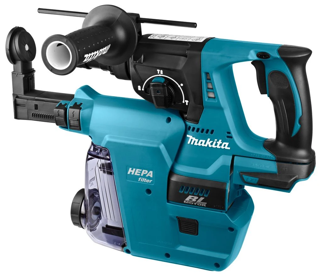 Makita DHR243ZJW 18V Li-Ion Accu SDS-Plus Combihamer Body In Mbox - 2J 2 Makita DHR243ZJW 18V Li-Ion Accu SDS-Plus Combihamer Body In Mbox - 2J - Afbeelding 2