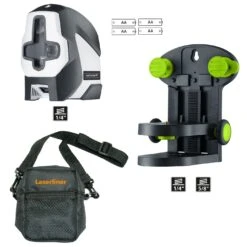 Laserliner SuperCross-Laser 2GP Zelfnivellerende Kruislijnlaser In Tas - 2 Lijnen - Groen - 40m - Bluetooth - 081.191A -Pro Gereedschap Verkoop 39a95fcf6ad1907c1f8bcf4faec9faf2