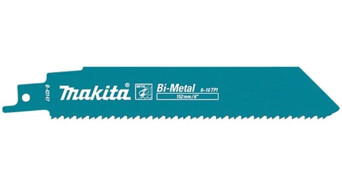 Makita B-43147 Reciprozaagblad - 131 X 152mm - Metaal (5st) 1 Makita B-43147 Reciprozaagblad - 131 X 152mm - Metaal (5st)