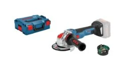 Bosch GWX 18 V-10 SC 18V Li-Ion Accu X-LOCK Haakse Slijper Body In L-Boxx - 125mm - Variabel - Koolborstelloos - Simply Connected - 06017B0400