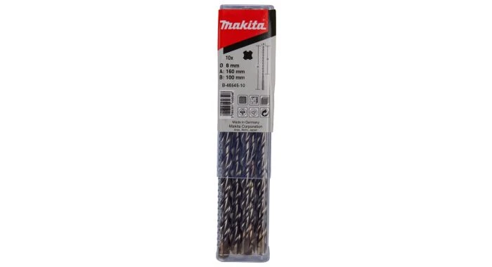 Makita B-46545-10 SDS-Plus Boor 8x160mm (10st.) 1 Makita B-46545-10 SDS-Plus Boor 8x160mm (10st.)