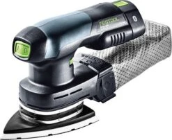 Festool DTSC 400 Li 3,1 I-Set 18V Li-Ion Accu Deltaschuurmachine Set (2x 3,1Ah) In Systainer - 100x150mm - Koolborstelloos