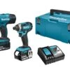 Makita 18V Li-Ion Accu Klopboor-/schroefmachine (DHP453) & Slagschroevendraaier (DTD152) Combiset (2x 5.0Ah Accu) In Mbox