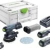 Festool ETSC 125 3,0 I-Plus 18V Li-Ion Accu Excentrische Schuurmachine Set (2x 3,0Ah) In Systainer - 125mm - 577694