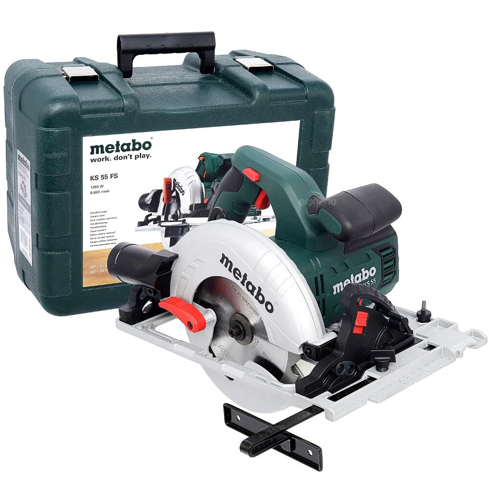 Metabo KS 55 FS Cirkelzaag In Koffer - 1200W - 160mm - 600955500 1 Metabo KS 55 FS Cirkelzaag In Koffer - 1200W - 160mm - 600955500