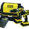 Stanley FMCK461C2-QW 18V Li-ion Klopboor-/schroefmachine (FMC625D2) & Slagschroevendraaier (FMC645D2) Combiset (2x 2,0aH Accu) In Tas - FMCK461C2