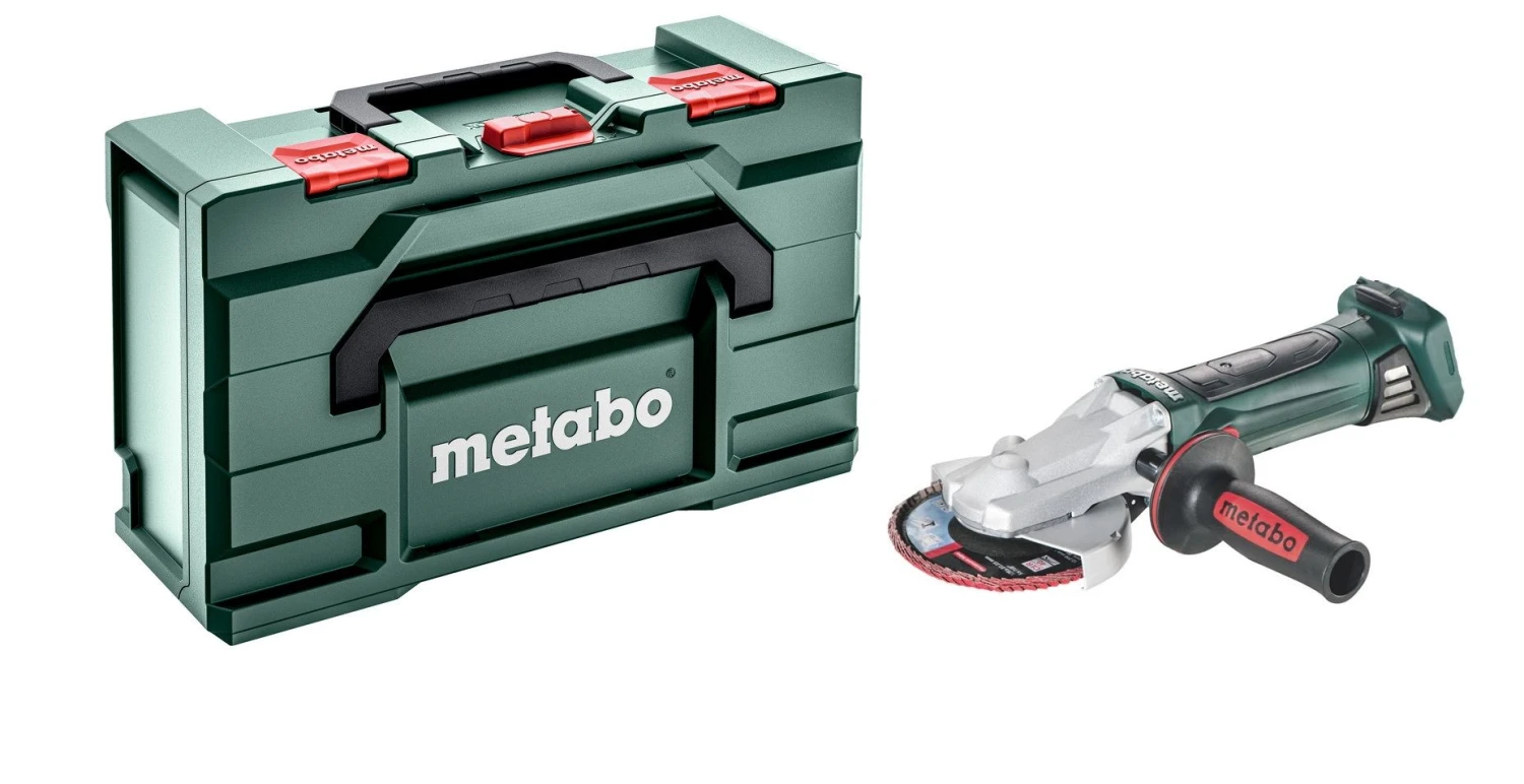 Metabo WF 18 LTX 125 QUICK 18V Li-ion Accu Platkop Haakse Slijper Set (2x 5.5Ah LiHD Accu) In MetaBOX - 125mm - 601306660 2 Metabo WF 18 LTX 125 QUICK 18V Li-ion Accu Platkop Haakse Slijper Set (2x 5.5Ah LiHD Accu) In MetaBOX - 125mm - 601306660 - Afbeelding 2