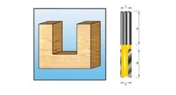 Makita D-10338 Groeffrees - 18mm - 8mm