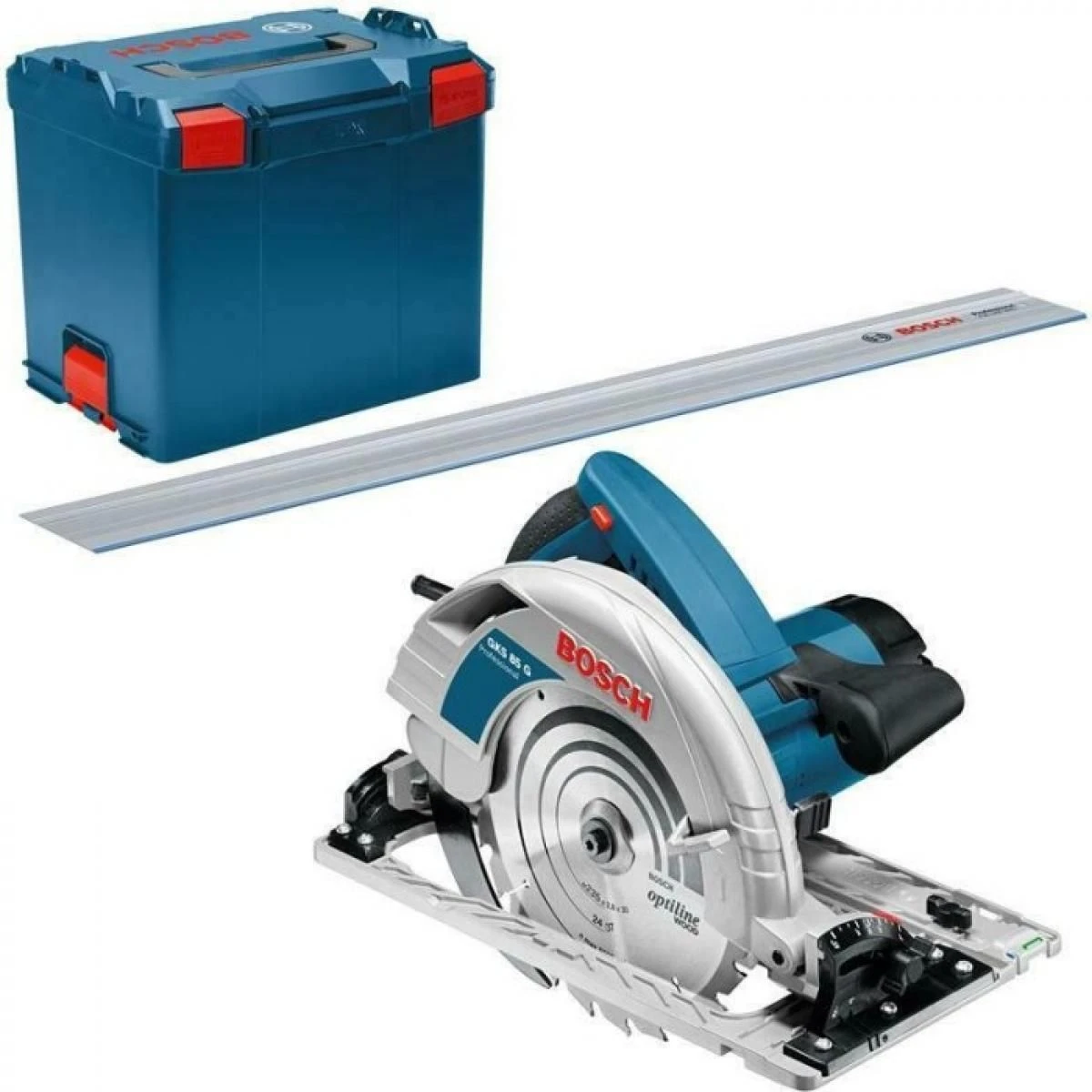 Bosch GKS 85 G Cirkelzaagmachine In L-Boxx Inclusief Geleiderail - 0615990M92 1 Bosch GKS 85 G Cirkelzaagmachine In L-Boxx Inclusief Geleiderail - 0615990M92