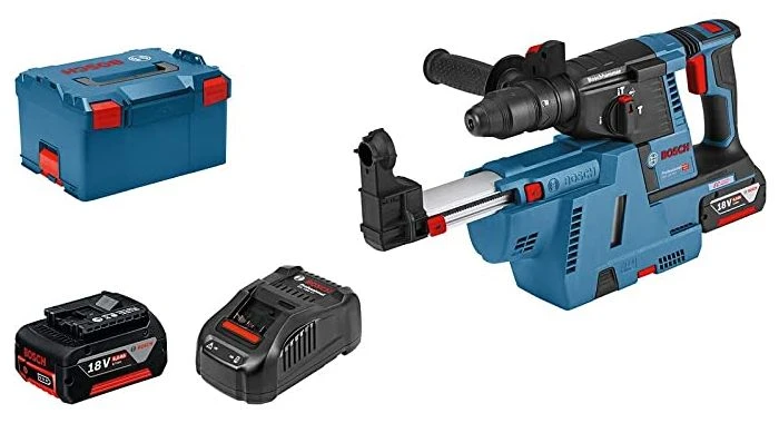 Bosch GBH 18V-26 F 18V Li-Ion Accu SDS-plus Combihamer Incl. GDE 18V-16 Afzuigsysteem Set (2x 5.5Ah Accu) In L-Boxx - 2,6J - Koolborstelloos - 061191000G 1 Bosch GBH 18V-26 F 18V Li-Ion Accu SDS-plus Combihamer Incl. GDE 18V-16 Afzuigsysteem Set (2x 5.5Ah Accu) In L-Boxx - 2,6J - Koolborstelloos - 061191000G