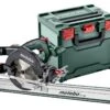 Metabo KS 18 LTX 57 SET 18V Li-Ion Accu Cirkelzaag In MetaBOX Met Geleiderail FS 160 - 57mm - 691065000