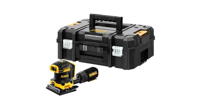 DeWalt DCW200NT 18V Li-Ion Accu Vlakschuurmachine Body In TSTAK - 140 X 115mm - Koolborstelloos 1 DeWalt DCW200NT 18V Li-Ion Accu Vlakschuurmachine Body In TSTAK - 140 X 115mm - Koolborstelloos