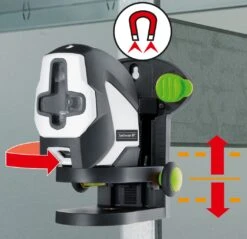 Laserliner SuperCross-Laser 2GP Zelfnivellerende Kruislijnlaser In Tas - 2 Lijnen - Groen - 40m - Bluetooth - 081.191A -Pro Gereedschap Verkoop ba9bc9e9b57849770437f73d0b46a0ed