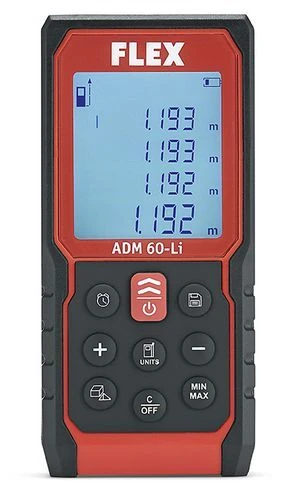 Flex ADM 60 LI Afstandsmeter Met Ingebouwde Batterij - 60m - 447862 2 Flex ADM 60 LI Afstandsmeter Met Ingebouwde Batterij - 60m - 447862 - Afbeelding 2