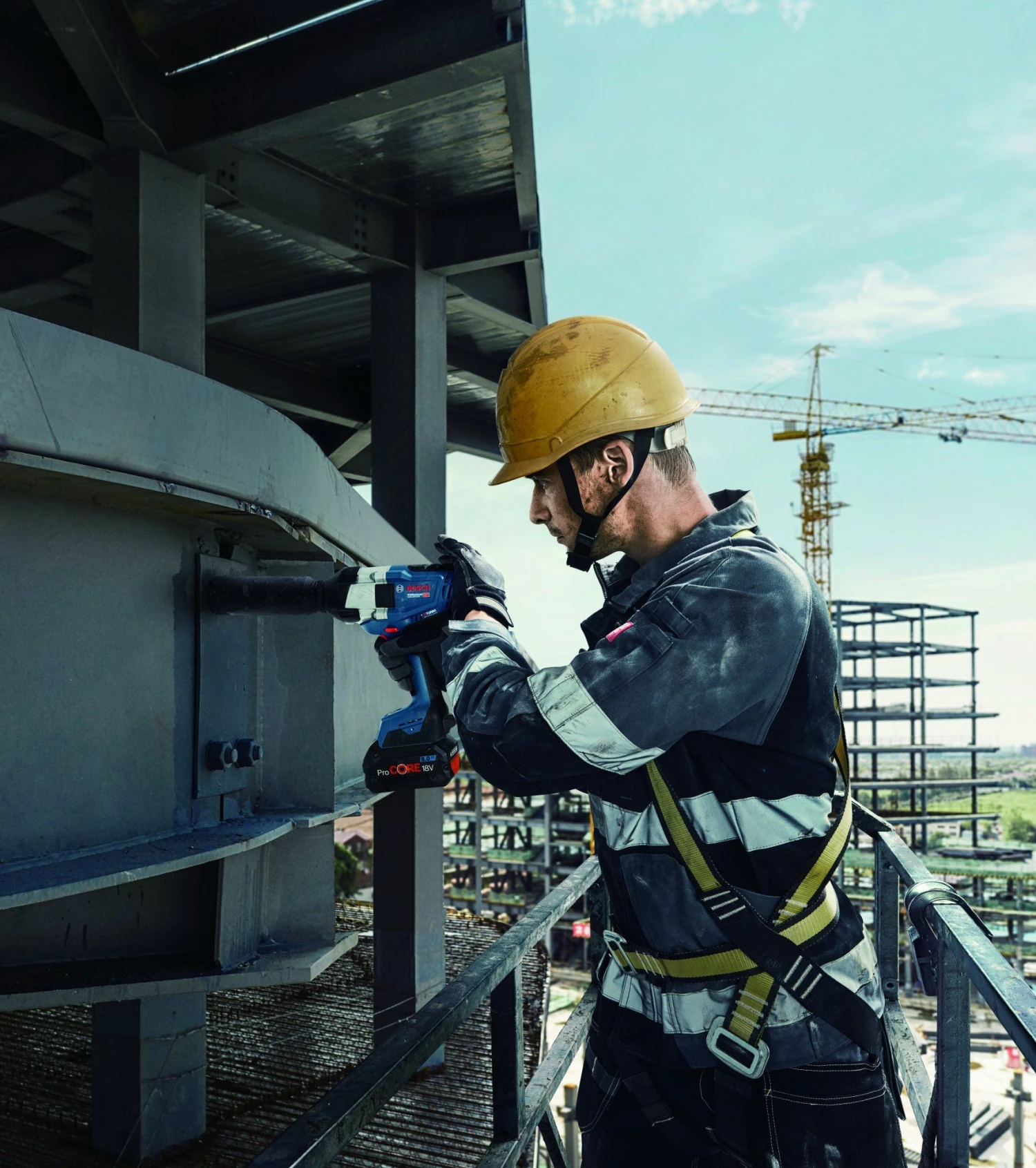 Bosch GDS 18V-1000 18V Li-Ion Accu BiTurbo Slagmoeraanzetter Body - M24 - 1/2'' - Koolborstelloos - 06019J8300 3 Bosch GDS 18V-1000 18V Li-Ion Accu BiTurbo Slagmoeraanzetter Body - M24 - 1/2'' - Koolborstelloos - 06019J8300 - Afbeelding 3