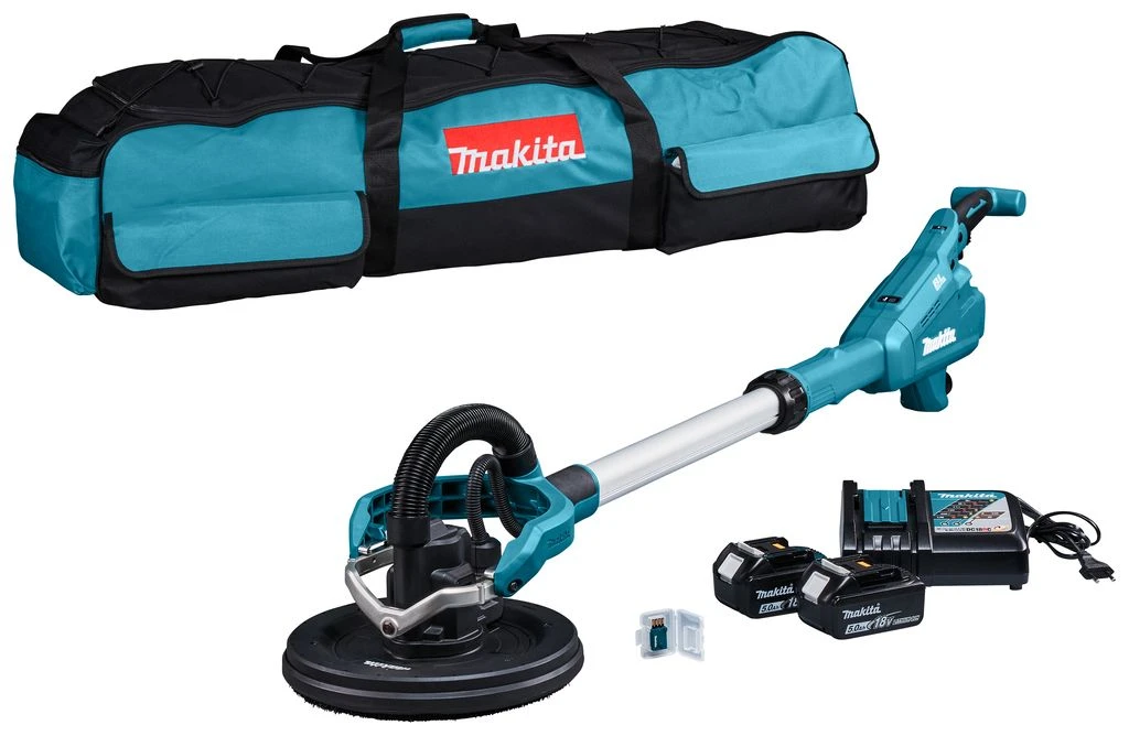 Makita DSL801RTEU 18V Li-ion Accu Langnek Schuurmachine Set (2x5.0Ah) 1 Makita DSL801RTEU 18V Li-ion Accu Langnek Schuurmachine Set (2x5.0Ah)