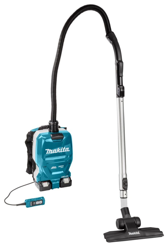 Makita DVC261TX11 2x18V Li-Ion Accu Rugstofzuiger Set (2x 5,0Ah) Incl. Accessoires - 120m³/uur - Koolborstelloos 13 Makita DVC261TX11 2x18V Li-Ion Accu Rugstofzuiger Set (2x 5,0Ah) Incl. Accessoires - 120m³/uur - Koolborstelloos - Afbeelding 13