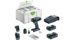 Festool T 18+3 HPC 4,0 I-Set 18V Li-Ion Accu Schroefboormachine Set (2x 4,0Ah) Incl. Boorkoppen In Systainer - 50Nm - 577609