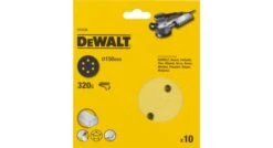 DeWalt DT3128 Schuurschijf - K320 - 150mm (10st) - DT3128-QZ