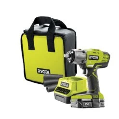 Ryobi R18IW3-120S ONE+ 18V Li-ion Accu Slagmoersleutel Set (1x 2.0ah Accu) In Tas - 400mm - 1/2''