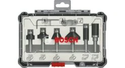 Bosch 2607017468 6-delige Frezenset In Cassette - Afronden En Profileren - 6mm