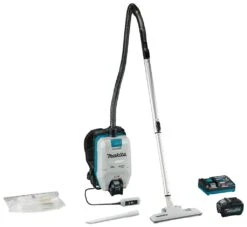 Makita VC008GT203 XGT 40 V Max Li-Ion Rugstofzuiger Set (2x 5, Ah Accu) In Doos