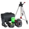 Levelfix CCL260G 3D Lijnlaser 3x360° - Groen - 40m - Inclusief Statief