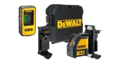 DeWalt DW088KD Zelfnivellerende Kruis Lijnlaser In Koffer (DW088K) & Ontvanger (DE0892) - 2 Lijnen - 50m - DW088KD-XJ
